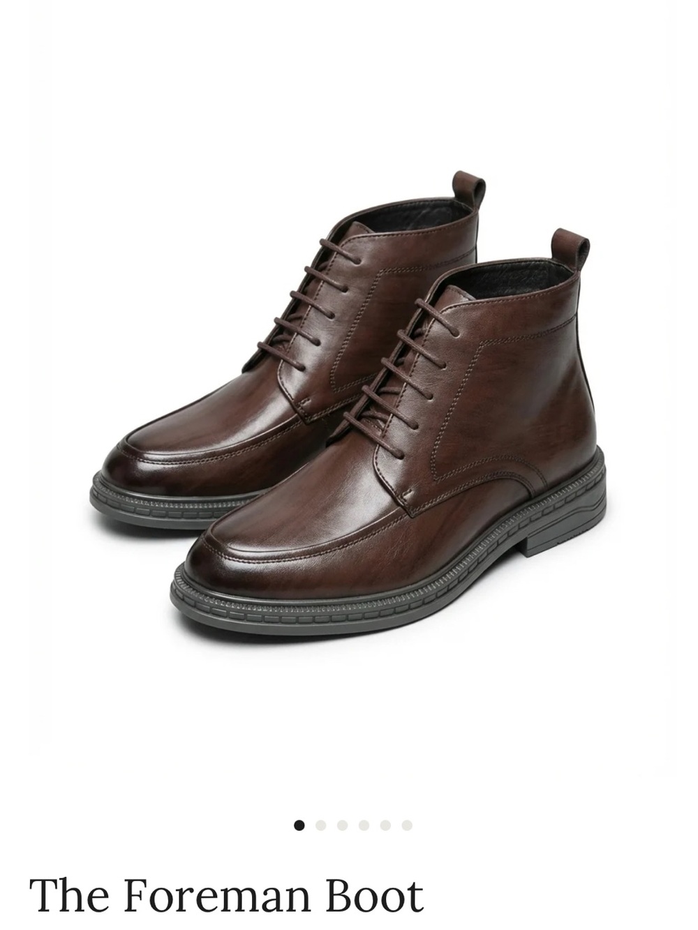 The Foreman Boot - Brown Men's Leather Chukka